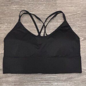 Women's Black Sports Bra